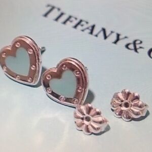 Tiffany & Co Heart and Flower Earrings